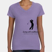 Women's V-Neck Fine Jersey Tee Thumbnail