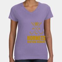 Women's V-Neck Fine Jersey Tee Thumbnail