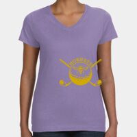 Women's V-Neck Fine Jersey Tee Thumbnail
