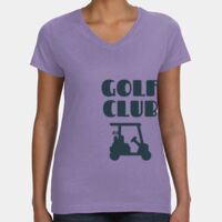 Women's V-Neck Fine Jersey Tee Thumbnail