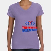 Women's V-Neck Fine Jersey Tee Thumbnail