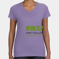 Women's V-Neck Fine Jersey Tee Thumbnail