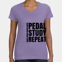 Women's V-Neck Fine Jersey Tee Thumbnail