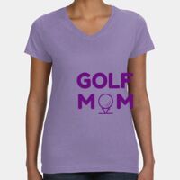 Women's V-Neck Fine Jersey Tee Thumbnail
