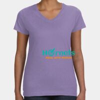 Women's V-Neck Fine Jersey Tee Thumbnail