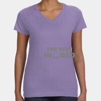 Women's V-Neck Fine Jersey Tee Thumbnail