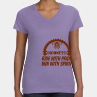 Women's V-Neck Fine Jersey Tee Thumbnail