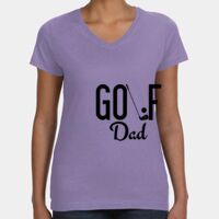 Women's V-Neck Fine Jersey Tee Thumbnail