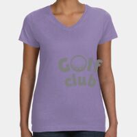 Women's V-Neck Fine Jersey Tee Thumbnail