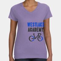 Women's V-Neck Fine Jersey Tee Thumbnail