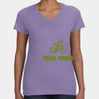 Women's V-Neck Fine Jersey Tee Thumbnail