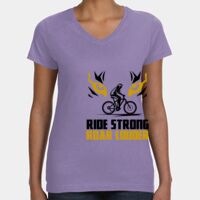 Women's V-Neck Fine Jersey Tee Thumbnail