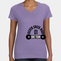 Women's V-Neck Fine Jersey Tee Thumbnail