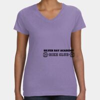 Women's V-Neck Fine Jersey Tee Thumbnail