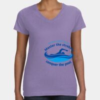 Women's V-Neck Fine Jersey Tee Thumbnail