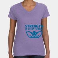 Women's V-Neck Fine Jersey Tee Thumbnail