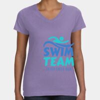 Women's V-Neck Fine Jersey Tee Thumbnail