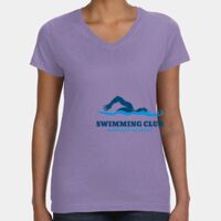 Women's V-Neck Fine Jersey Tee Thumbnail
