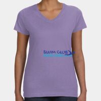 Women's V-Neck Fine Jersey Tee Thumbnail