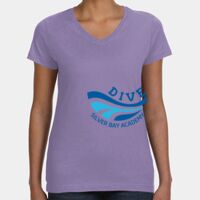 Women's V-Neck Fine Jersey Tee Thumbnail