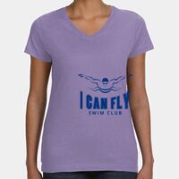 Women's V-Neck Fine Jersey Tee Thumbnail
