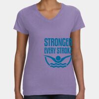 Women's V-Neck Fine Jersey Tee Thumbnail
