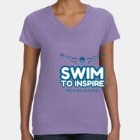 Women's V-Neck Fine Jersey Tee Thumbnail