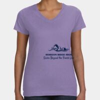 Women's V-Neck Fine Jersey Tee Thumbnail