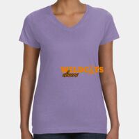 Women's V-Neck Fine Jersey Tee Thumbnail