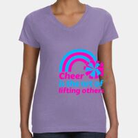 Women's V-Neck Fine Jersey Tee Thumbnail