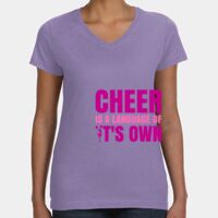 Women's V-Neck Fine Jersey Tee Thumbnail