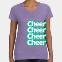 Women's V-Neck Fine Jersey Tee Thumbnail