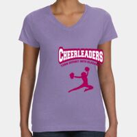 Women's V-Neck Fine Jersey Tee Thumbnail