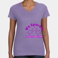 Women's V-Neck Fine Jersey Tee Thumbnail