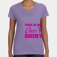 Women's V-Neck Fine Jersey Tee Thumbnail