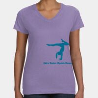 Women's V-Neck Fine Jersey Tee Thumbnail