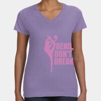 Women's V-Neck Fine Jersey Tee Thumbnail