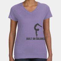 Women's V-Neck Fine Jersey Tee Thumbnail