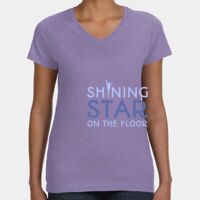 Women's V-Neck Fine Jersey Tee Thumbnail