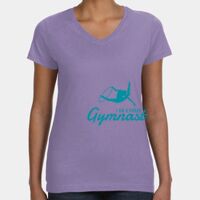 Women's V-Neck Fine Jersey Tee Thumbnail