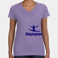 Women's V-Neck Fine Jersey Tee Thumbnail