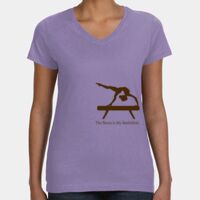 Women's V-Neck Fine Jersey Tee Thumbnail