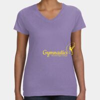 Women's V-Neck Fine Jersey Tee Thumbnail
