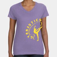 Women's V-Neck Fine Jersey Tee Thumbnail