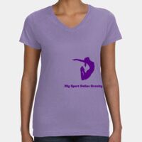 Women's V-Neck Fine Jersey Tee Thumbnail