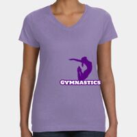 Women's V-Neck Fine Jersey Tee Thumbnail