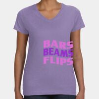 Women's V-Neck Fine Jersey Tee Thumbnail