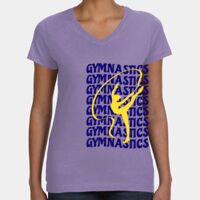 Women's V-Neck Fine Jersey Tee Thumbnail