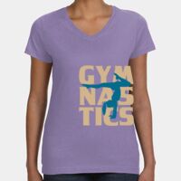 Women's V-Neck Fine Jersey Tee Thumbnail