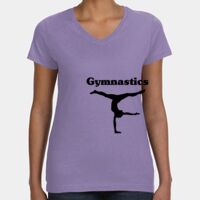 Women's V-Neck Fine Jersey Tee Thumbnail